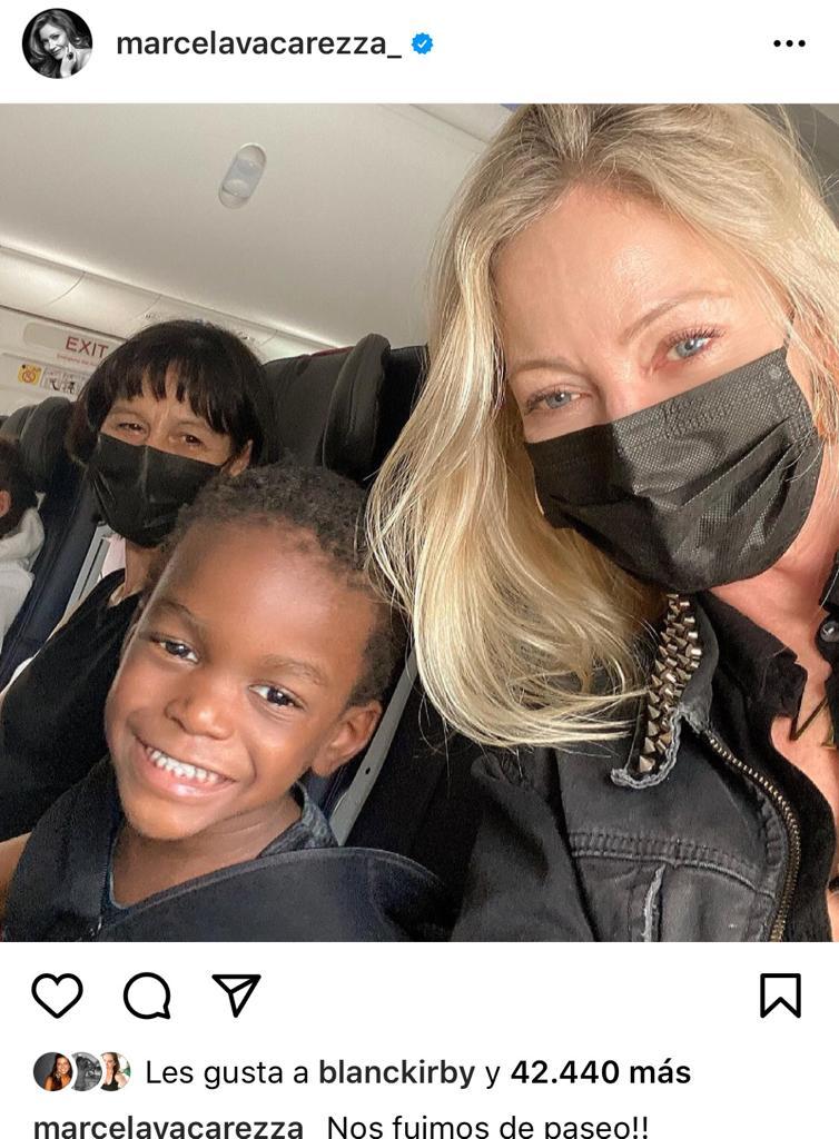 Marcela Vacarezza deslumbra al natural en sus vacaciones