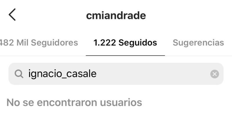 Ignacio Casale confirma nuevo quiebre con Camila Andrade