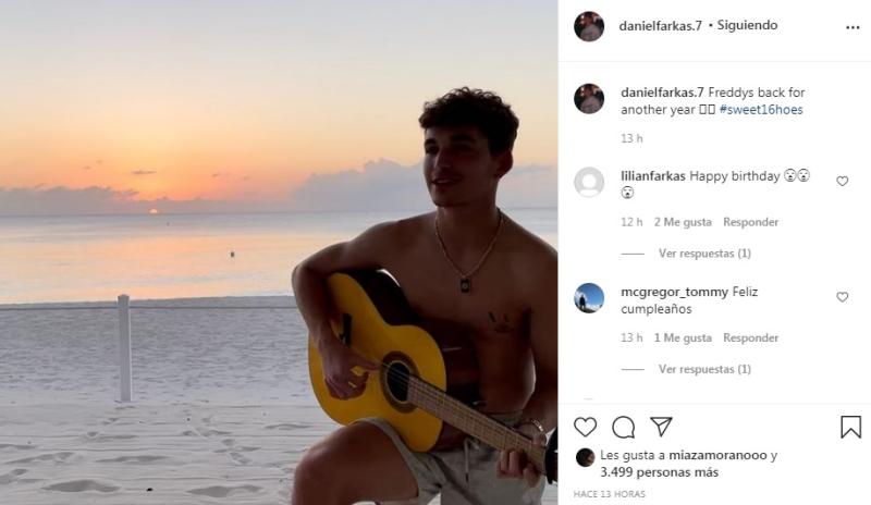 Así luce actualmente Daniel, el hijo menor de Leonardo Farkas