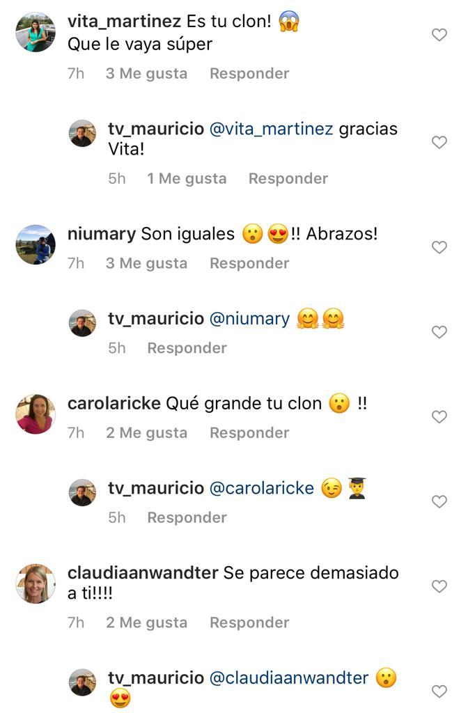 “Tu clon”: Mauricio Bustamente impacta con foto junto a hijo adolescente