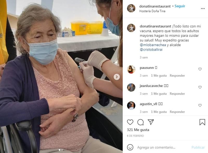 Falleció Doña Tina, gran figura de la cocina chilena