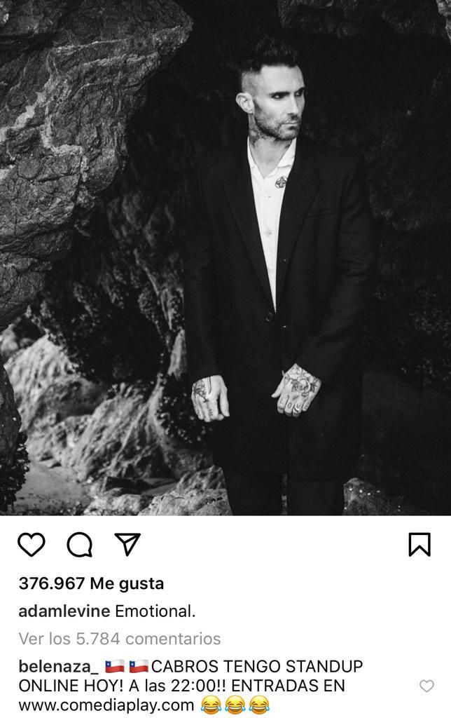 Belén Mora aprovecha trolleo a Adam Levine para promocionar shows