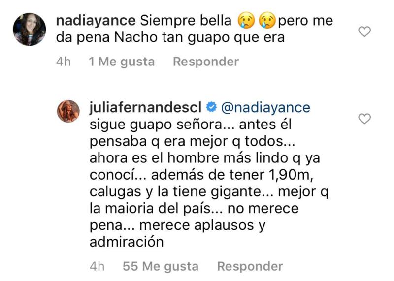 “La tiene…”: Julia Fernandes defiende sin filtro a Ignacio Lastra