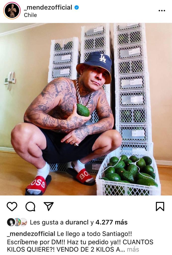 DJ Méndez se reinventa y ahora vende paltas