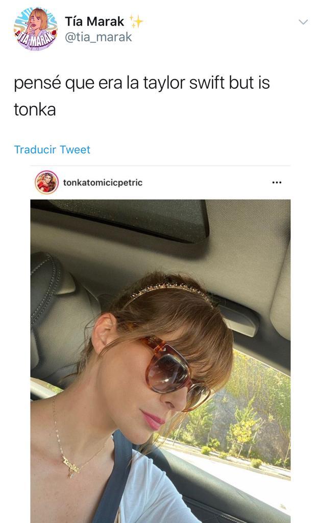 Tonka Tomicic es comparada con Taylor Swift tras cambio de look