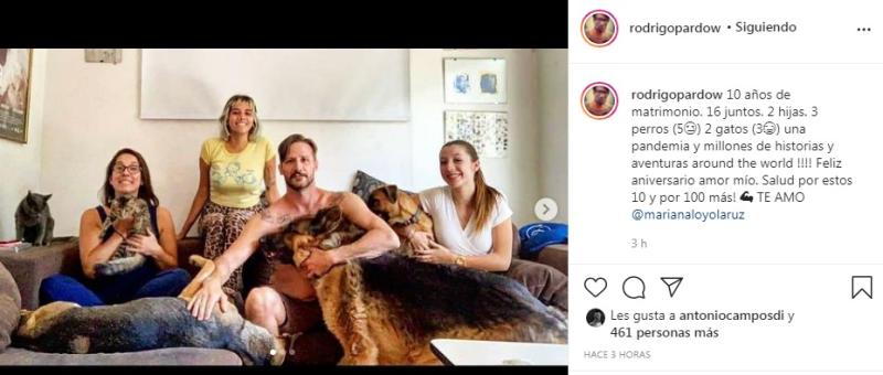 Mariana Loyola celebra 10 años de matrimonio con colega