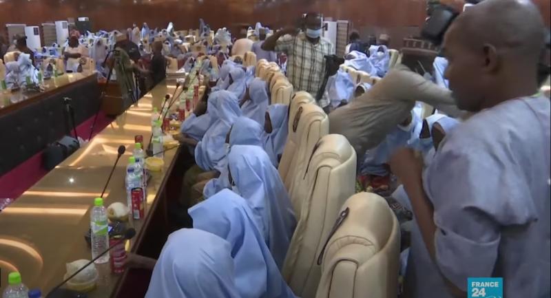 Niñas liberadas de secuestro en Nigeria