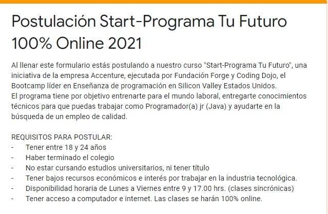 Becas de programación