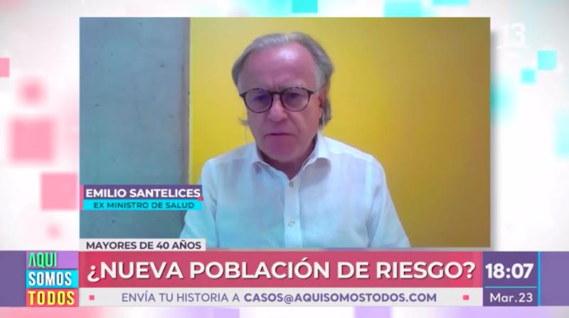 Emilio Santelices en Aquí somos todos