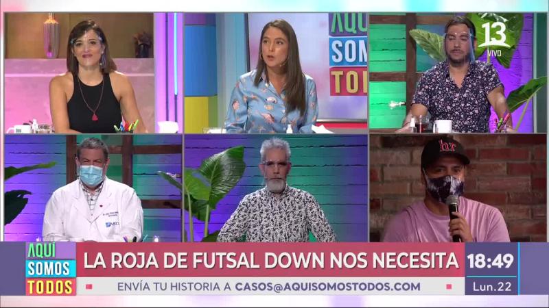 Mono Sánchez en Aquí Somos Todos