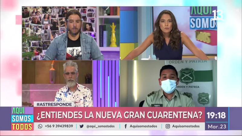 Teniente medina dudas sobre cuarentena