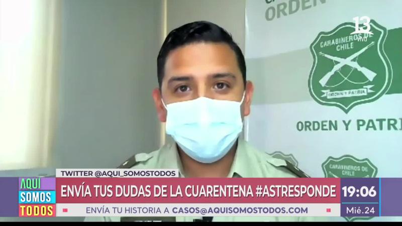 Teniente Medina en Aquí Somos todos