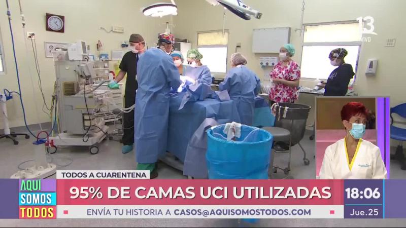 Carolina Herrera y ocupación de camas críticas