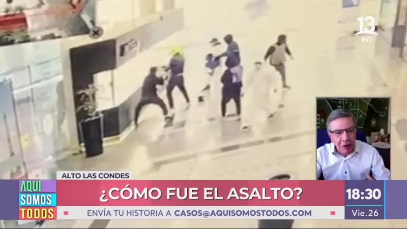 Lavín habló sobre asalto