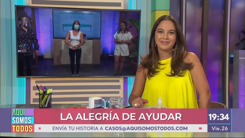 Porotito verde en Aquí Somos todos