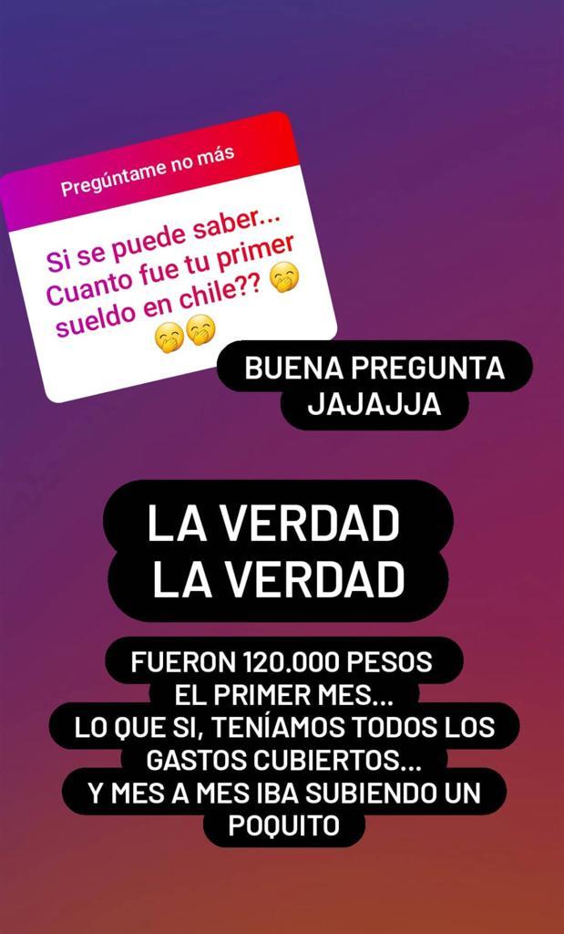 Francini Amaral sorprende al contar su primer sueldo en Chile