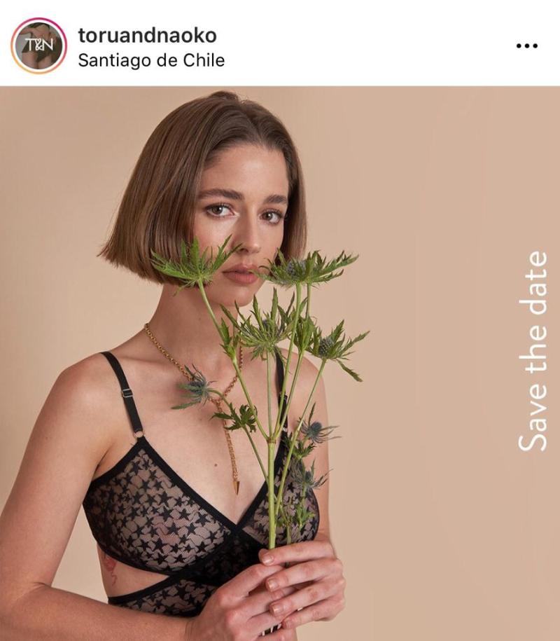 Mariana Di Girolamo se luce como modelo de lencería