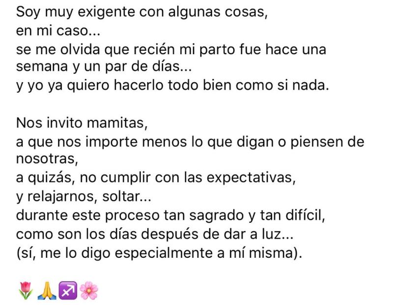 “Cero glamour”: Ex actriz de Amango enseña su maternidad