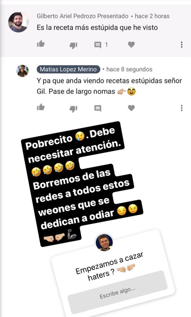 Hermano de Coté López estalla con seguidor que lo criticó