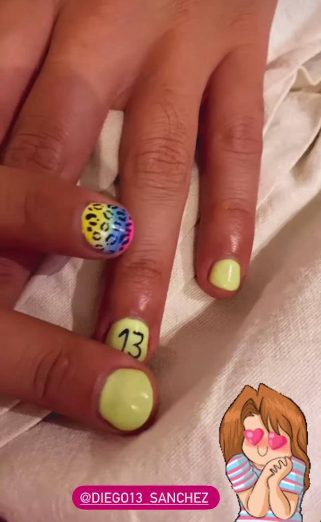 Pololo de Yamila Reyna se pintó las uñas en su honor