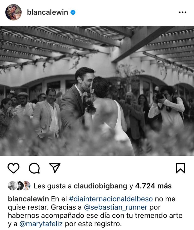 Blanca Lewin muestra su matrimonio con Daniel Matamala