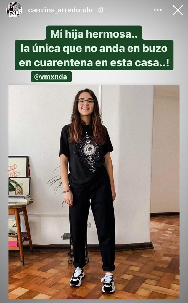 Carolina Arredondo muestra el look actual de su hija clon