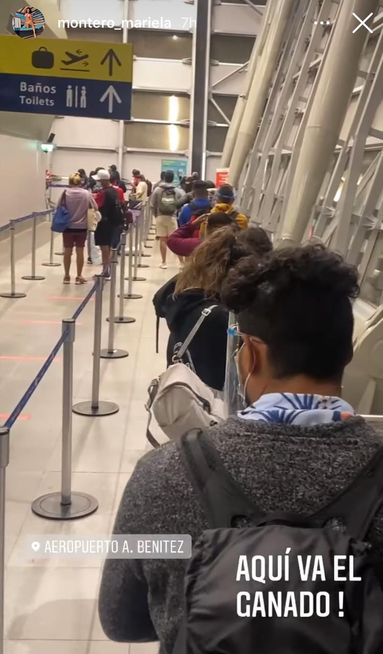 Mariela Montero es llevada a hotel sanitario tras viaje a Cancún