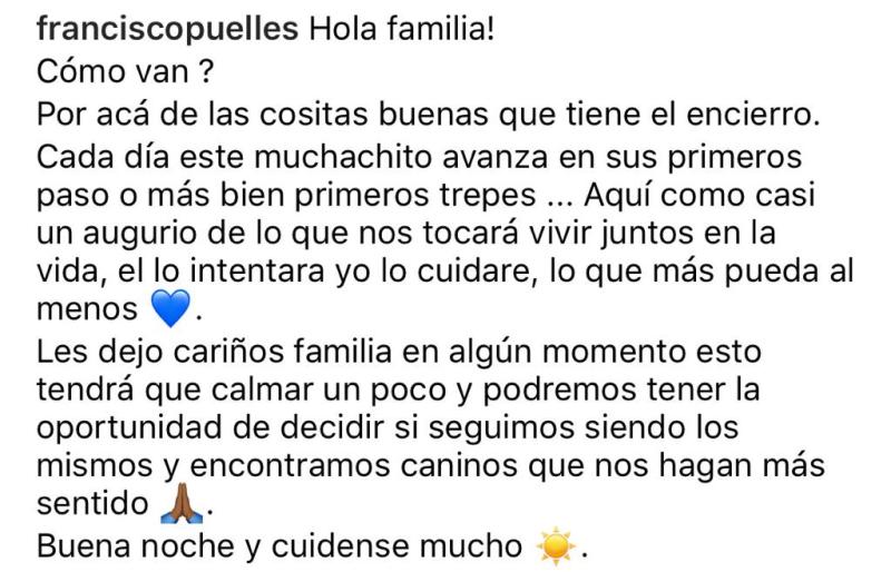 Chapu emociona con reflexión por el crecimiento de su hijo