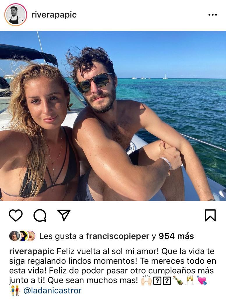 Pololo de Daniela Castro le dedica romántico mensaje