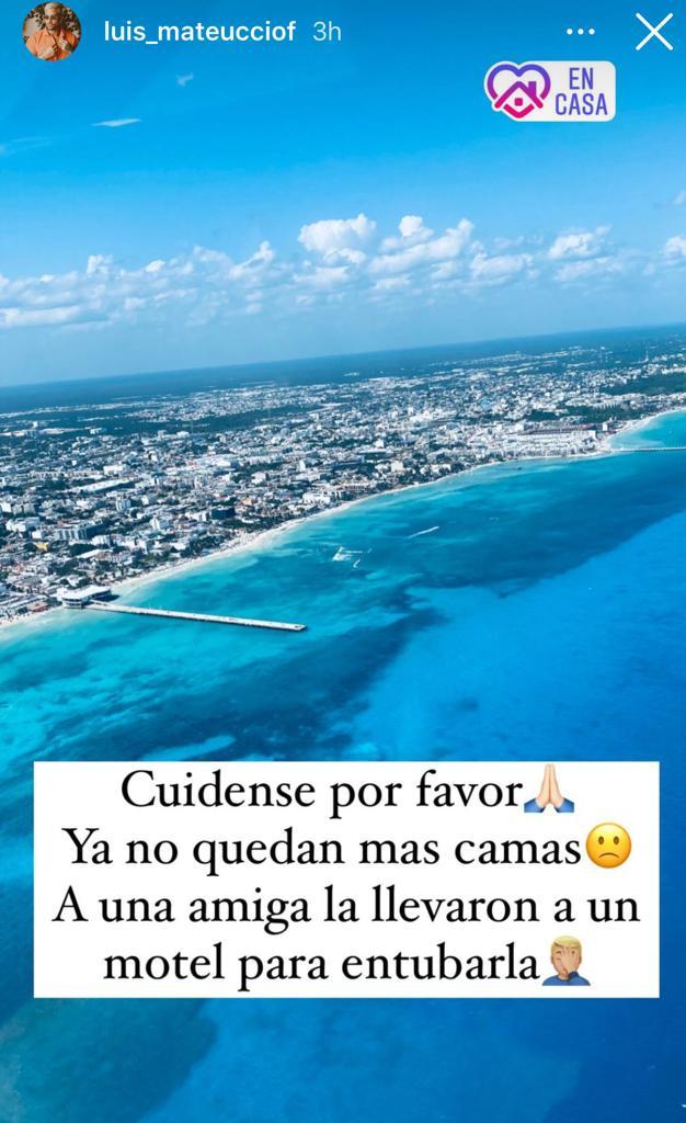 La desubicada broma de Luis Mateucci sobre el Covid 19