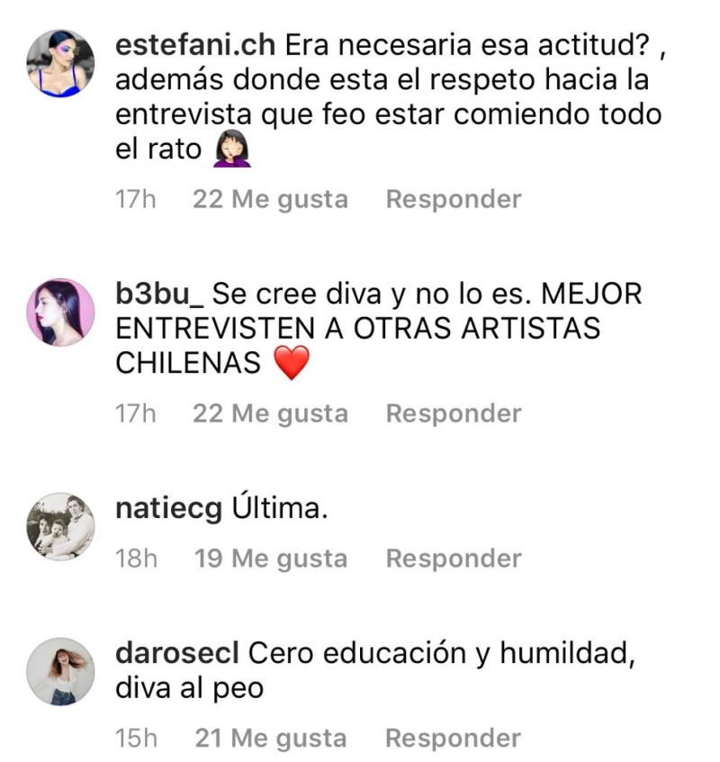 “Muy diva”: Destrozan a Cami Gallardo por mala actitud en entrevista