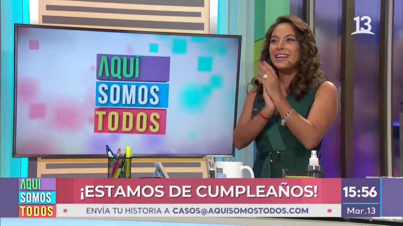 Ángeles Araya celebra aniversario televisivo con íntimo registro