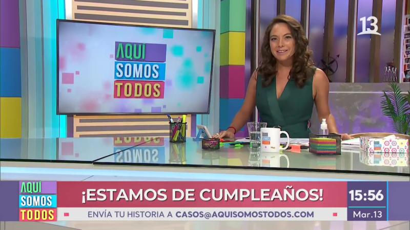 Ángeles Araya celebra aniversario televisivo con íntimo registro