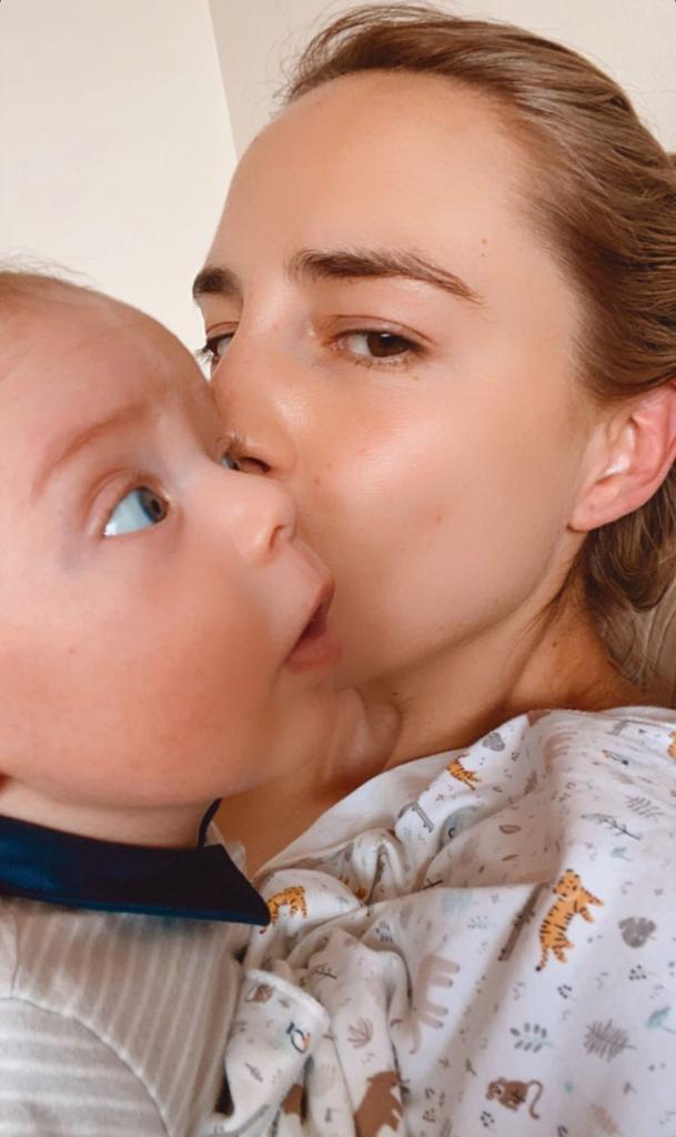 Valeria Ortega se sincera sobre su vida como mamá primeriza