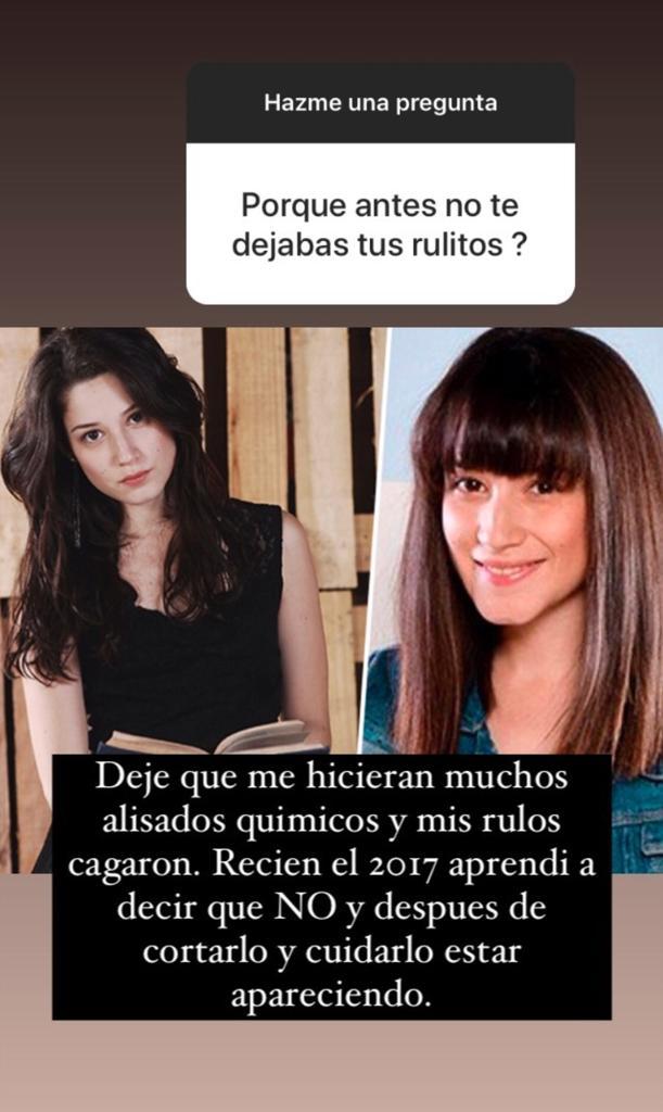 Fernanda Ramírez aclara su radical cambio de look