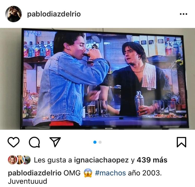 La divertida interacción de Jorge Zabaleta y Pablo Díaz por “Machos”