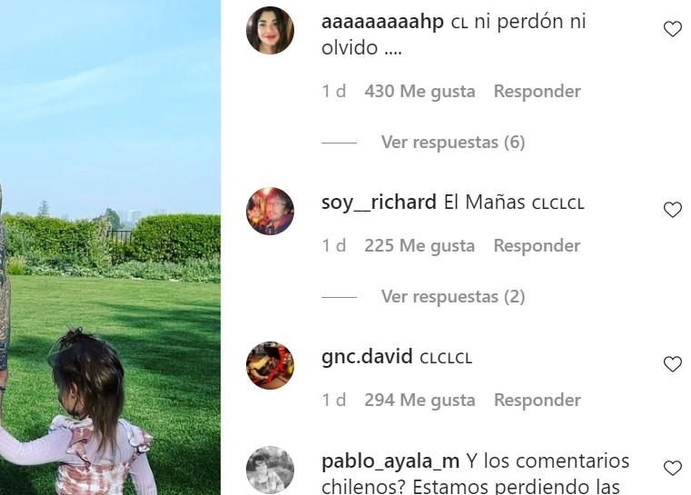 Comentarios de chilenos a Adam Levine