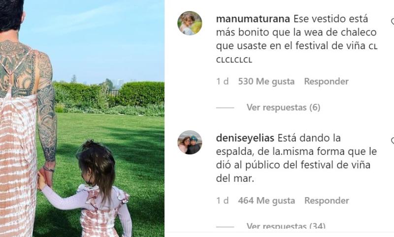 Comentarios de chilenos a Adam Levine