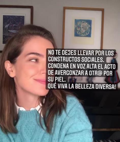 Millaray Viera pide respeto por las pieles imperfectas