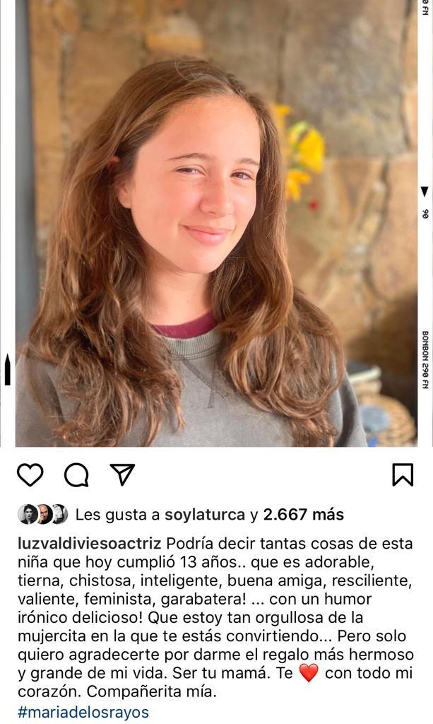 Luz Valdivieso y Marcial Tagle celebran a su hija mayor por especial fecha