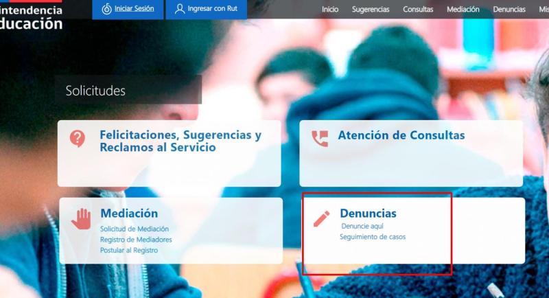 Denuncia en Supereduc.cl