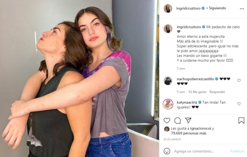 Hija de Ingrid Cruz se luce modelando en redes sociales