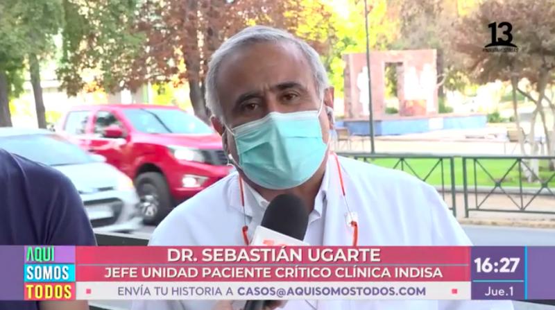 doctor ugarte se emociona al hablar en aquí somos todos