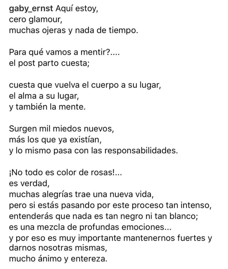 “Cero glamour”: Ex actriz de Amango enseña su maternidad