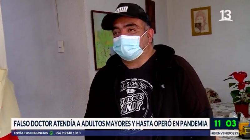 falso doctor en Curacaví