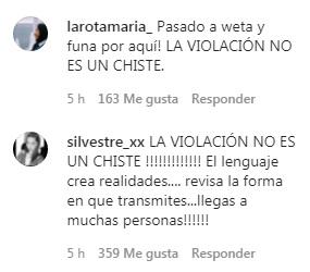 Funan a pololo de Yuli Cagna por bromear con la violación