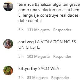 Funan a pololo de Yuli Cagna por bromear con la violación