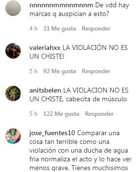 Funan a pololo de Yuli Cagna por bromear con la violación