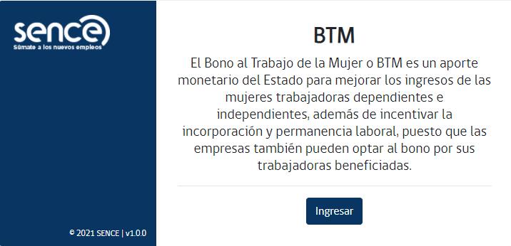 Bono al Trabajo Mujer