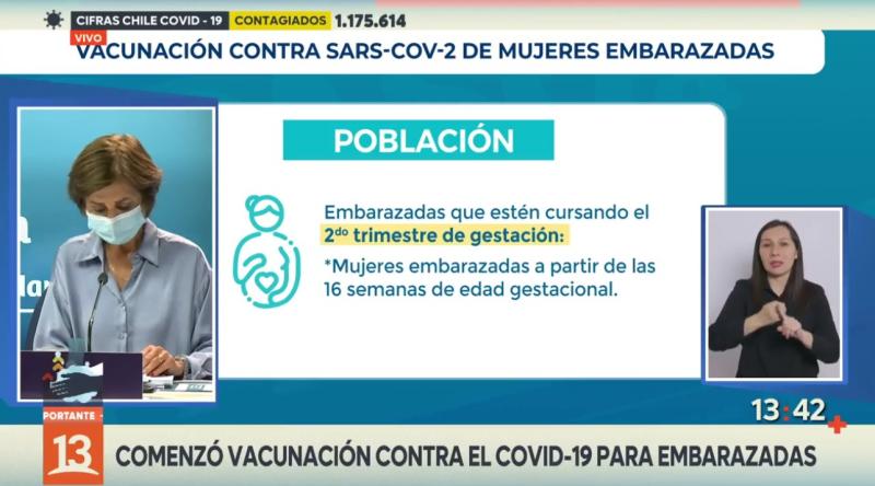 Vacuna a embarazadas